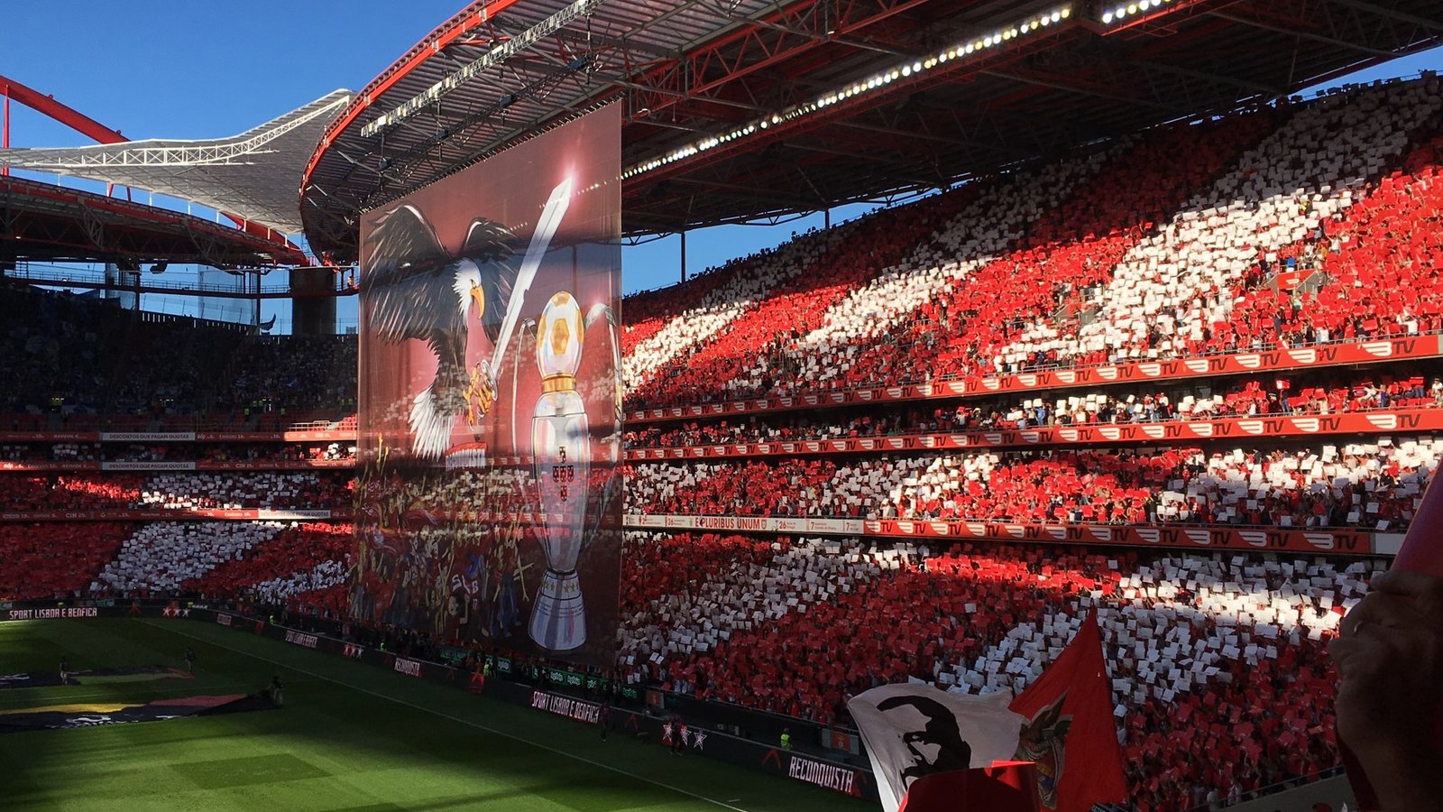 Estádio da Luz antes de Benfica x Porto em 2018