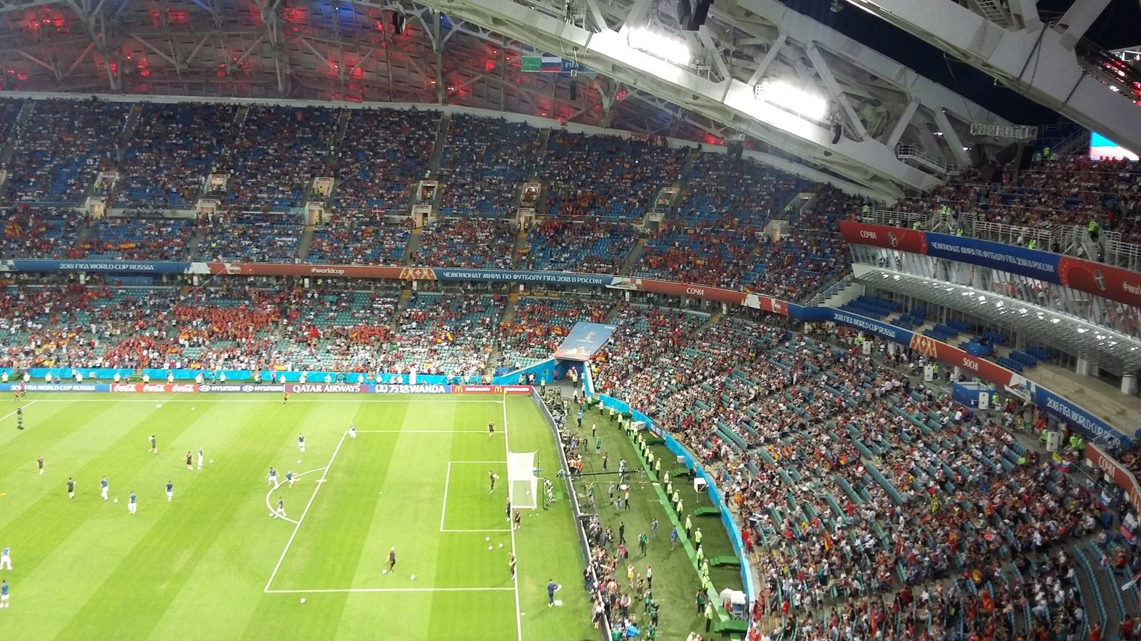 Estádio no encontro Portugal x Espanha de 15 de junho de 2018